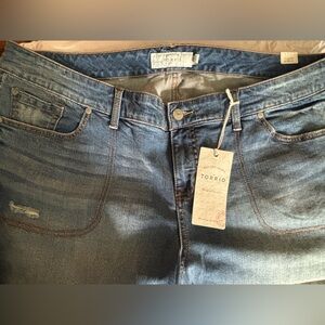 Torrid Jean Bermuda Style Shorts